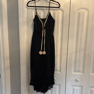 Comfortable Black Lace Dress